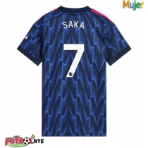 Camiseta Arsenal Bukayo Saka #7 Visitante Equipación para mujer 2025-26 manga corta
